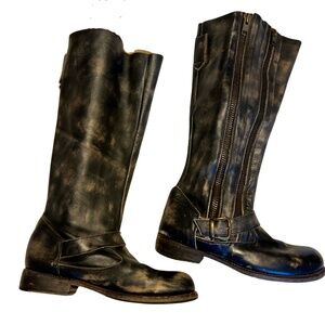Bed Stu Distressed Boots-9.5